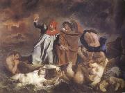 Eugene Delacroix Dante and Virgil in Hel (The Barque of Dante) (mk22) china oil painting artist
